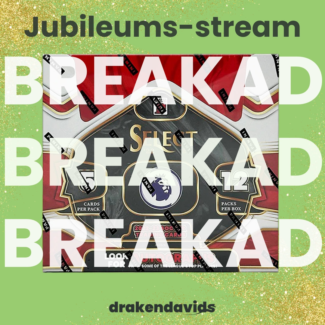 Jubileumsstream - Boxbreak #304 - Panini Select Premier League 22/23 - Tmall Box